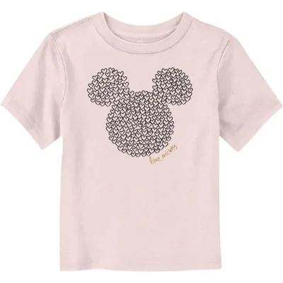 Disney Mickey Mouse Hearts Ears Toddler T-Shirt