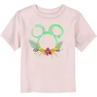 Disney Mickey Mouse Floral Piece Toddler T-Shirt