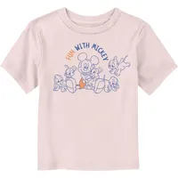 Disney Mickey Mouse Fun With Puppies Toddler T-Shirt