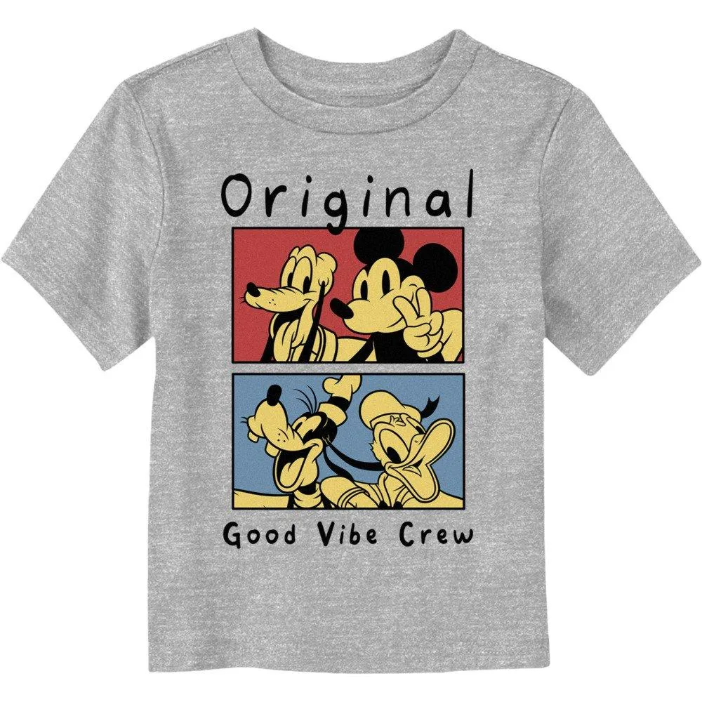 Disney Mickey Mouse Good Vibe Crew Toddler T-Shirt