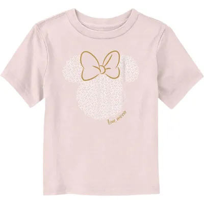 Disney Minnie Mouse Heart Love, Toddler T-Shirt