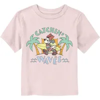 Disney Minnie Mouse Surf Catchin' Waves Toddler T-Shirt