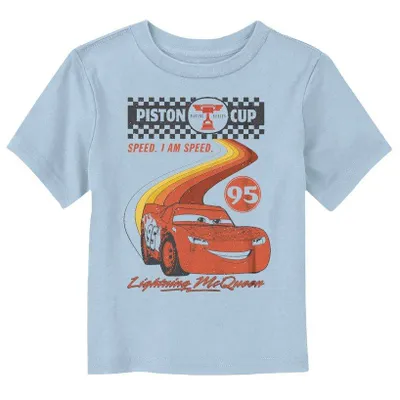 Disney Pixar Cars Lightning McQueen Speed Toddler T-Shirt