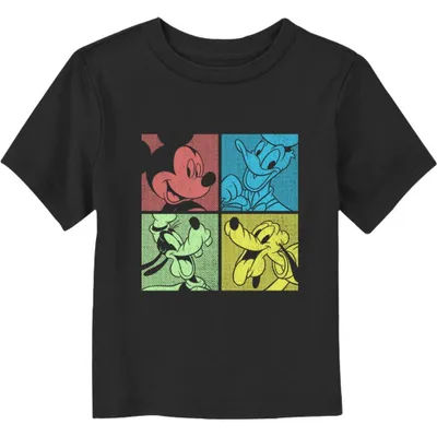Disney Mickey Mouse Friend Squares Toddler T-Shirt