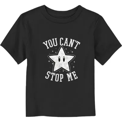 Super Mario Bros. Can't Stop Me Star Power Toddler T-Shirt