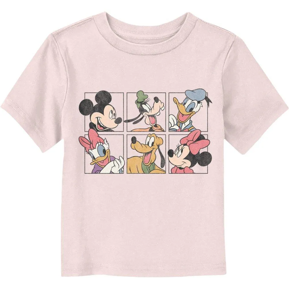 Disney Mickey Mouse And Friends Grid Toddler T-Shirt