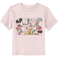 Disney Mickey Mouse And Friends Grid Toddler T-Shirt