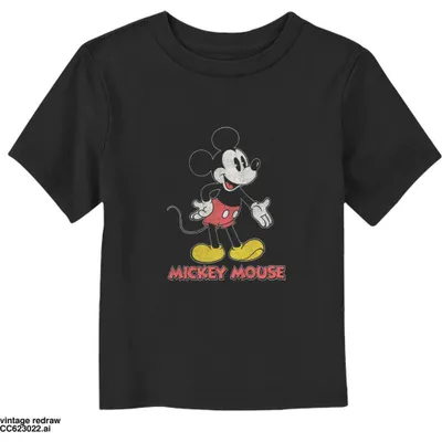 Disney Mickey Mouse 70's Toddler T-Shirt