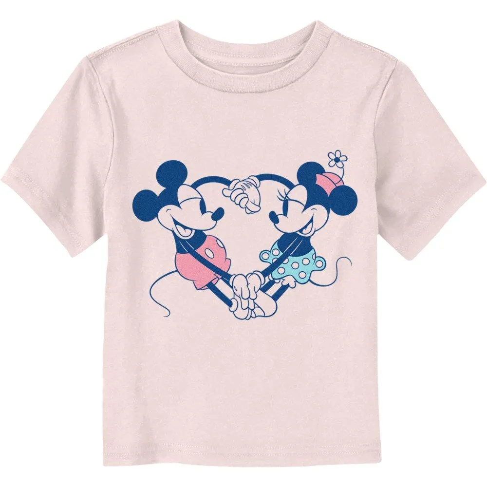 Disney Mickey Mouse Heart Pair Toddler T-Shirt