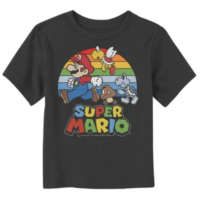 Super Mario Bros. Rainbow Chase Toddler T-Shirt