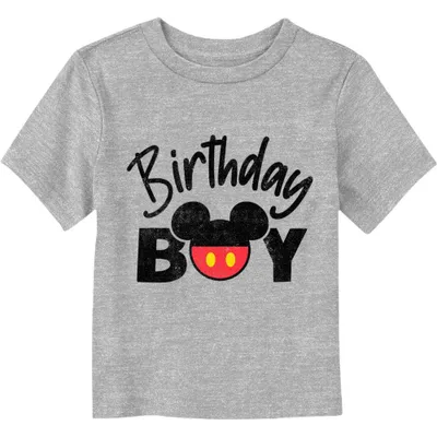 Disney Mickey Mouse Birthday Boy Ears Toddler T-Shirt