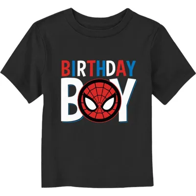 Marvel Spider-Man Birthday Boy Icon Toddler T-Shirt