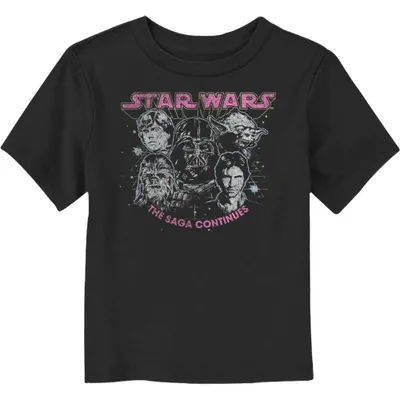 Star Wars Vintage The Saga Continues Toddler T-Shirt