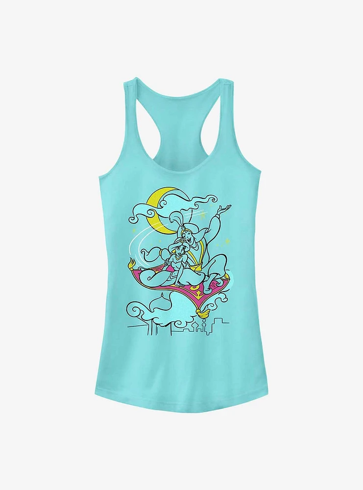 Disney Aladdin Carpet Surfing Girls Tank