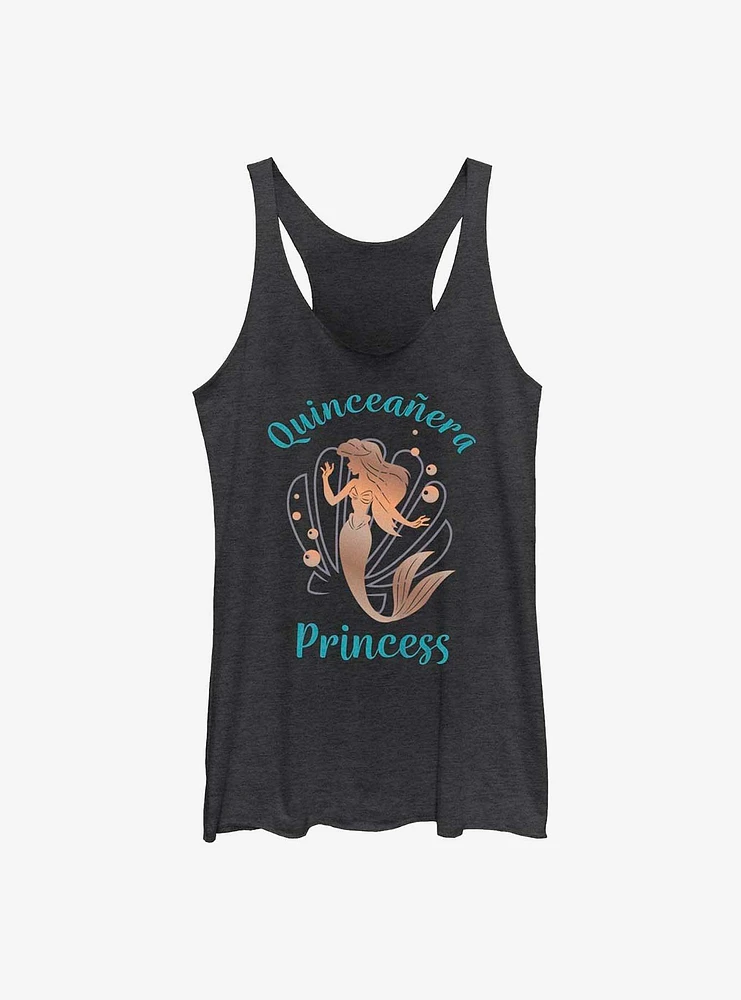 Disney The Little Mermaid Birthday Quinceanera Princess Ariel Girls Tank