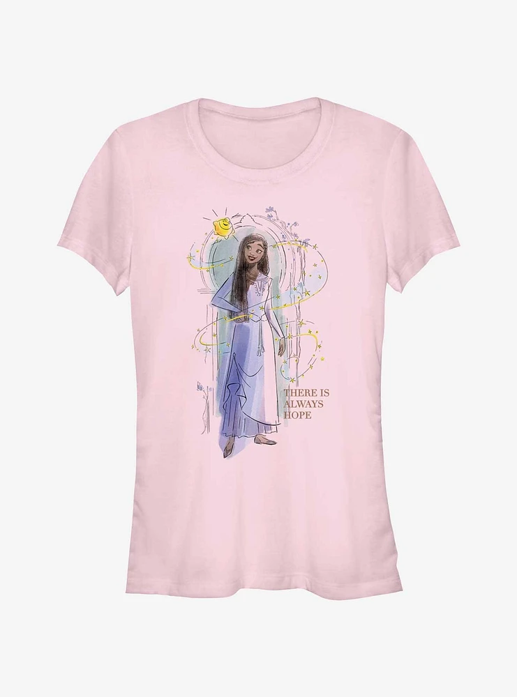 Disney Wish Asha There Is Always Hope Girls T-Shirt