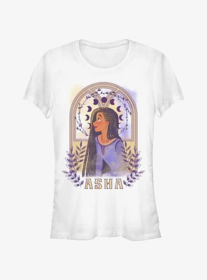 Disney Wish Asha Watercolor Nouveau Girls T-Shirt Hot Topic Web Exclusive