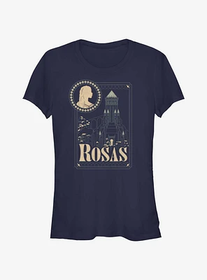 Disney Wish Rosas Card Girls T-Shirt