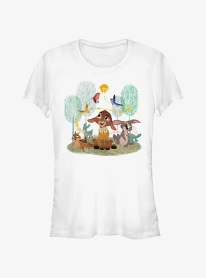 Disney Wish Star Valentino and Forest Friends Girls T-Shirt