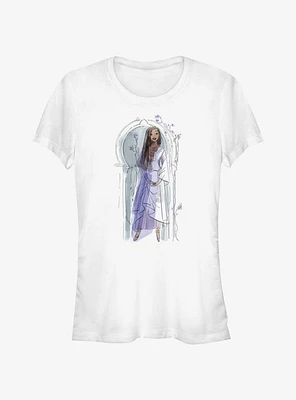 Disney Wish Watercolor Asha Girls T-Shirt