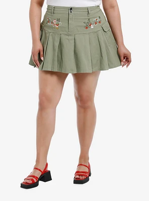 Strawberry Shortcake Green Cargo Mini Skirt Plus