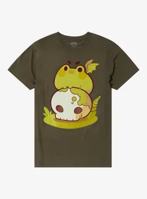 Winged Frog & Skull T-shirt By Rhinlin