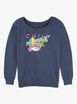 Disney The Little Mermaid 90's Chill Ariel Girls Slouchy Sweatshirt