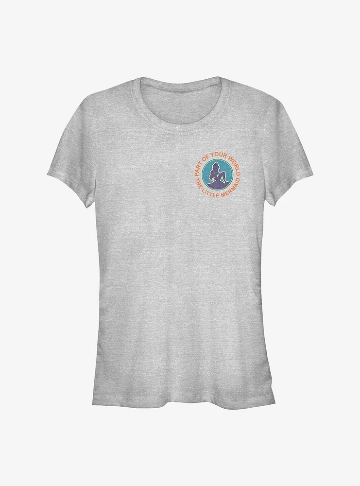 Disney The Little Mermaid Pocket Girls T-Shirt