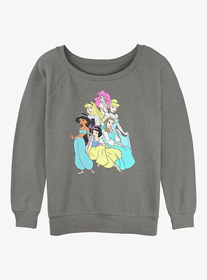 Disney Aladdin Princess Group Girls Slouchy Sweatshirt