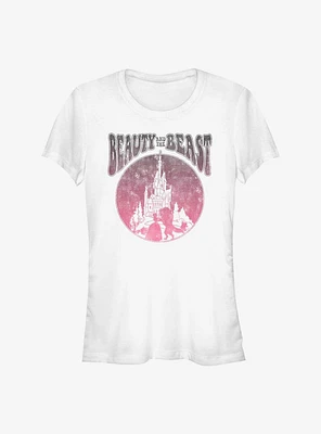 Disney Beauty and the Beast Castle Badge Girls T-Shirt