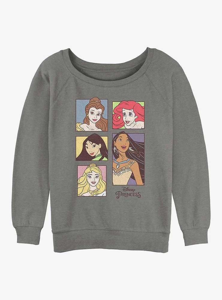 Disney The Little Mermaid Princesses Girls Slouchy Sweatshirt