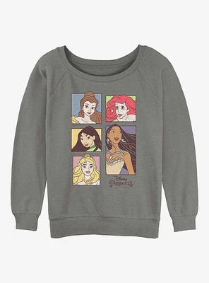 Disney The Little Mermaid Princesses Girls Slouchy Sweatshirt