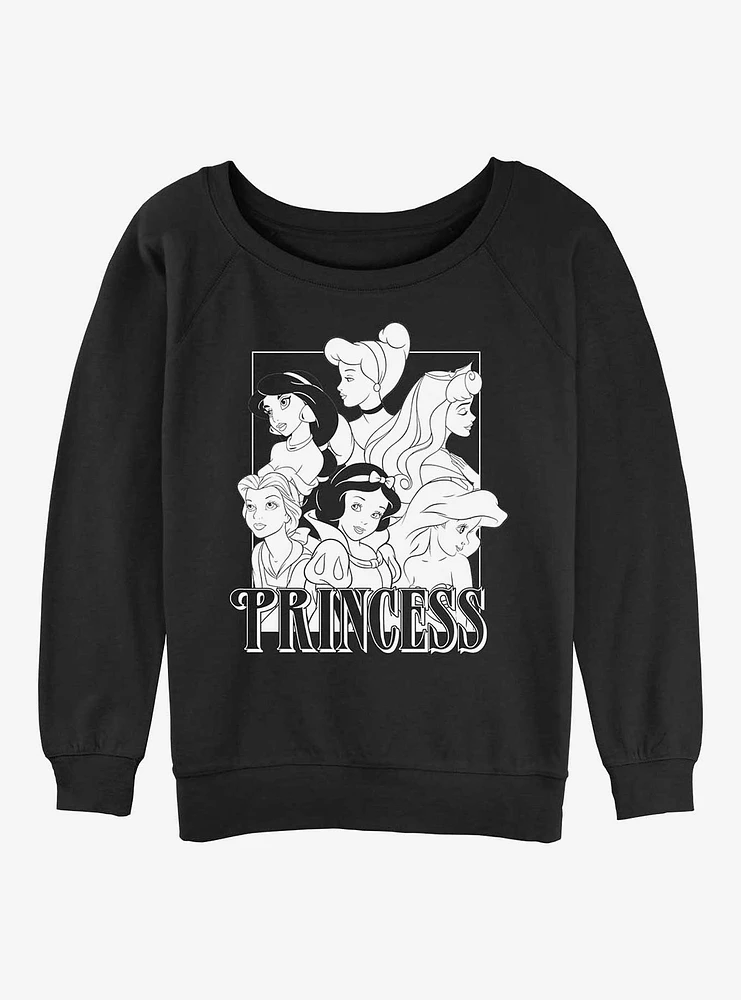 Disney Aladdin Grungey Princess Girls Slouchy Sweatshirt