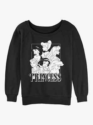 Disney Aladdin Grungey Princess Girls Slouchy Sweatshirt