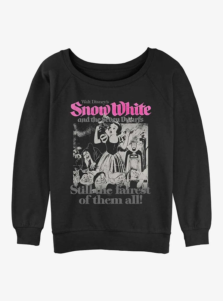 Disney Snow White and The Seven Dwarfs Still Fairest Girls Slouchy Sweatshirt