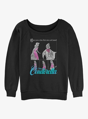 Disney Cinderella Fairy Godmother Magic Girls Slouchy Sweatshirt