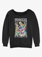 Disney Princess Retro Girls Slouchy Sweatshirt