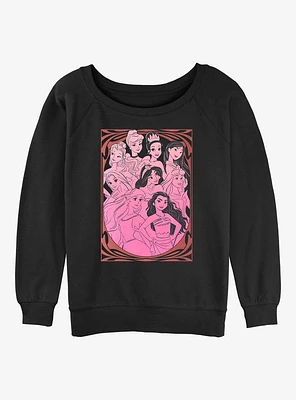 Disney Princess Sophisticated Girls Slouchy Sweatshirt