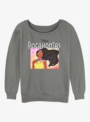 Disney Pocahontas New Wave Girls Slouchy Sweatshirt