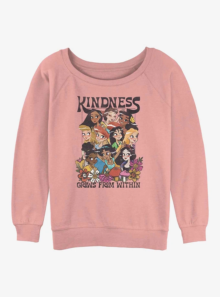 Disney Pocahontas Kindness Grows From Within Girls Slouchy Sweatshirt