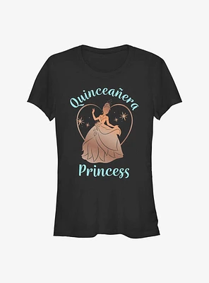 Disney the Princess and Frog Birthday Quinceanera Tiana Girls T-Shirt