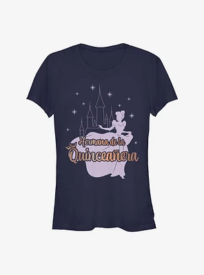 Disney Princess Cinderella Birthday Quinceanera Sister Girls T-Shirt