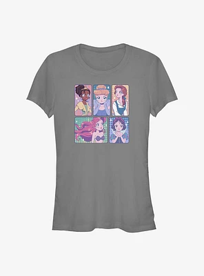Disney Snow White and the Seven Dwarfs Anime Style Princess Panels Girls T-Shirt