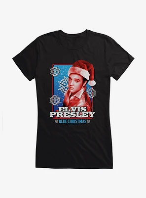 Elvis Presley Santa Hat Girls T-Shirt
