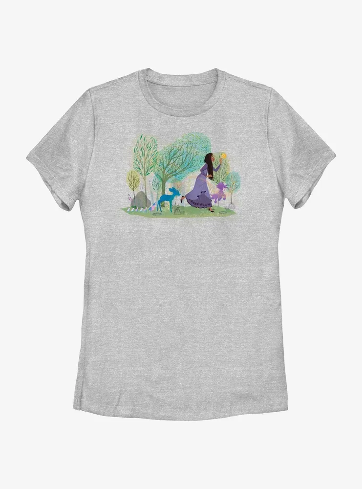 Disney Wish Play With Friends Asha Star and Valentino Womens T-Shirt