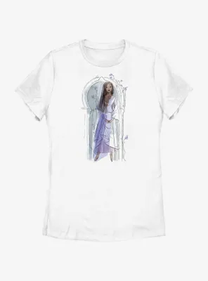 Disney Wish Watercolor Asha Womens T-Shirt