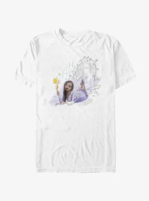 Disney Wish Watercolor Asha and Star T-Shirt