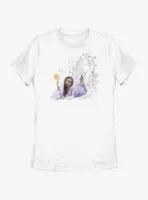 Disney Wish Watercolor Asha and Star Womens T-Shirt