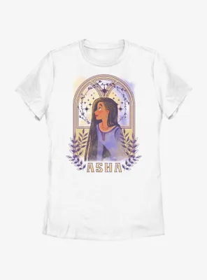 Disney Wish Asha Watercolor Nouveau Womens T-Shirt BoxLunch Web Exclusive