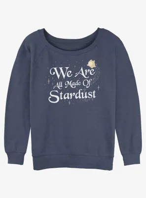 Disney Wish Made Of Stardust Womens Slouchy Sweatshirt